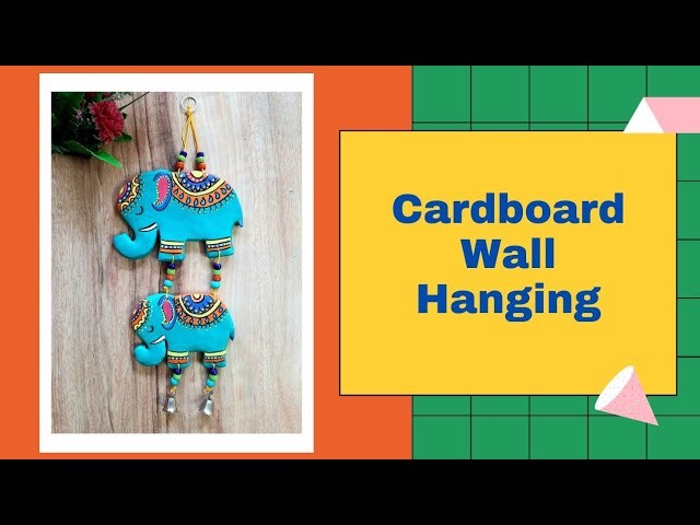 Cardboard Wall Hanging | Wall decor | DIY cardboard decoration