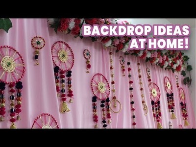 DIY Decoration Ideas at home (2022) I Function Decoration Ideas I Backdrop Ideas under 2000