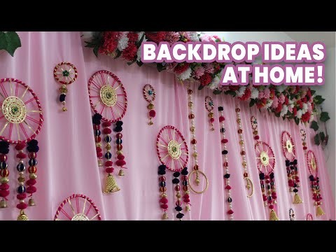 DIY Decoration Ideas at home (2022) I Function Decoration Ideas I Backdrop Ideas under 2000