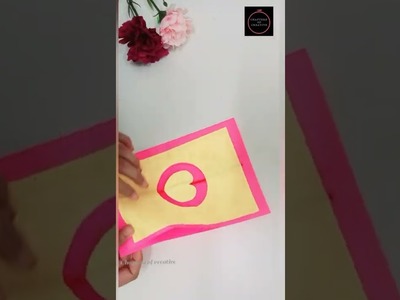 DIY how to make greeting card.#youtubeshorts #shorts #chaptersofcreative