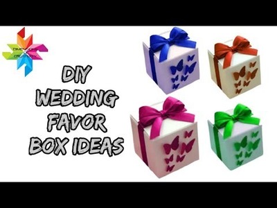 DIY wedding favor boxes|heart shape candy boxes|paper box