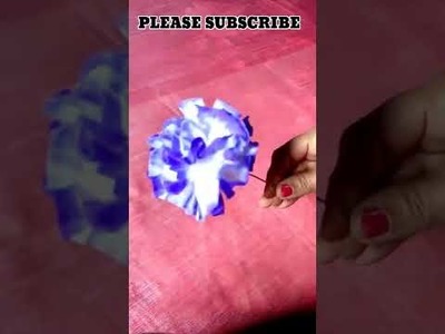 Easy Flower Making.Wipes Craft.5M Craft.Home Decoration Idea # Shorts