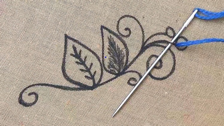 Eye soothing needle work - amazing hand embroidery work which is very relaxing and helps to sleep