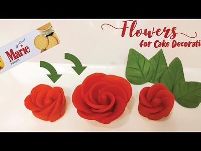 Flowers for Cake Decoration  | How to Decore Cake