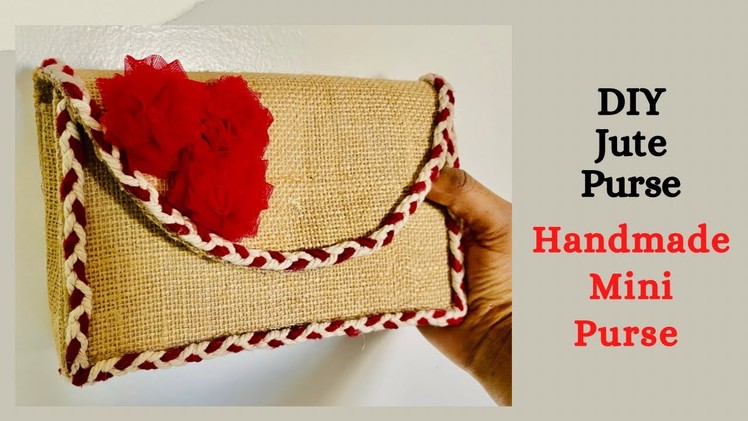 Handmade Purse  wallet Idea | Easy DIY Purse from Jute | Out Of Waste | Purse Craft #sunnyrajcorner