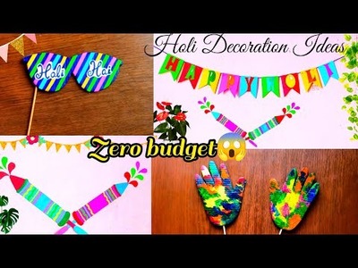 Holi 2022 | Holi Decoration Ideas for  Home | Holi Theme Party Celebration | Holi Decoration Items