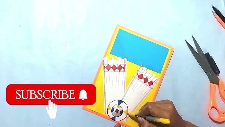 How to Bohag Bihu card for kids| DIY Gamusa Japi card l Easy Bohag Bihu card | #RUPPAN