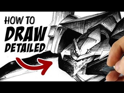 How to DRAW DETAILED | Crosshatching Tutorial | Drawlikeasir