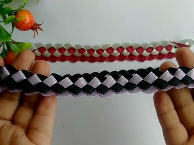 How to make a ribbon bracelet - tutorial for making ribbon bracelets - diy