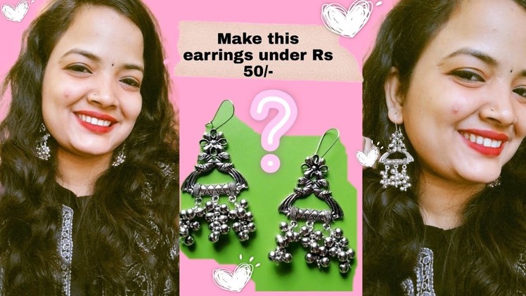 How to make affordable  charm earrings