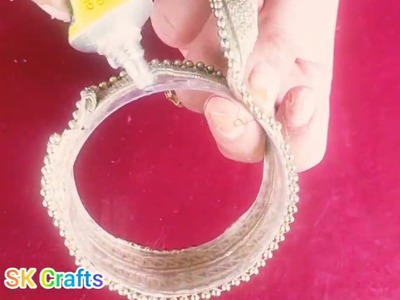 How to Make Bangles From Plastic Bottles | Plastic Bottles ReUse Idea | Homemade Jewelry |