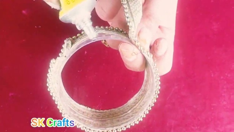 How to Make Bangles From Plastic Bottles | Plastic Bottles ReUse Idea | Homemade Jewelry |