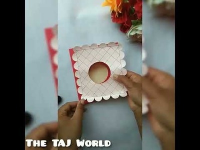 How To Make Easily Mother's Day Greeting Card ll Wedding Card Craft ll #Short ll #TheTAJWorld