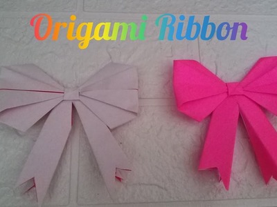 How To Make Origami Paper Ribbon Easy ? ~ Origami Fun Channel #Origami