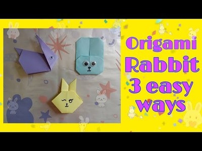 How to Make Origami Rabbits (3 Easy Ways) | Paper Rabbit | Easy Paper Crafts