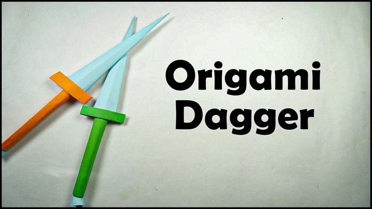 How To Make Paper Dagger  | Origami Dagger Knife | Paper Weapons Easy | New Craft Ideas | STA Crafts