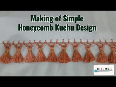 Making of Simple Honeycomb Kuchu Design #Design6 #HoneycombKuchu