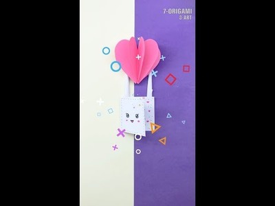Origami | How to make Greeting Card idea. Happy Birthday Card #short #origami #greeting_card #craft