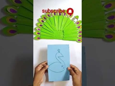 #shorts. easy wall hanging craft tamil. spoon craft. peacock craft tamil. craft making tamil