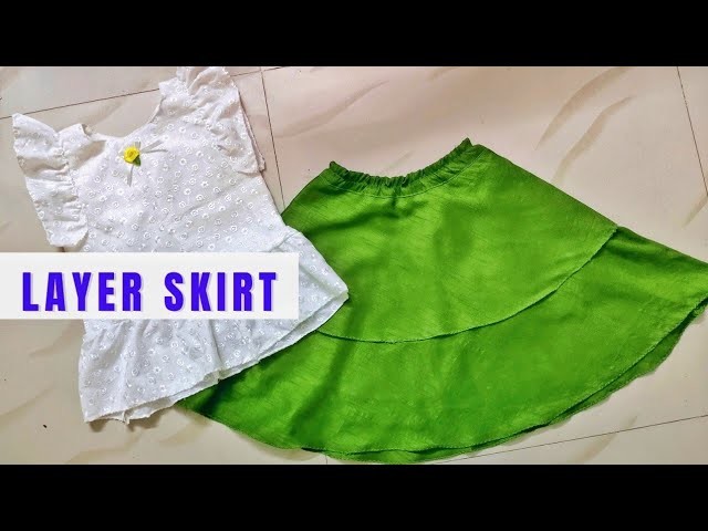 Umbrella Cut Double Layer Baby Skirt Cutting and Stitching in Malayalam @SEWING TIME