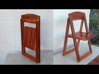 Watch how he turns waste wood into a beautiful chair! . Perfect wood recycling project ever part 1