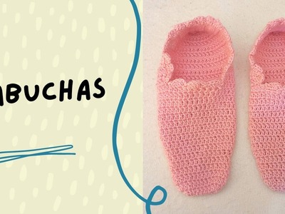 Babuchas crochet superfaciles. El Ganchillo de Maite