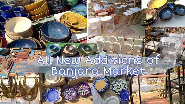 Banjara Market Gurgaon tour | All new collection of Ceramics, Decor, Furniture etc. | Pinkly Queen