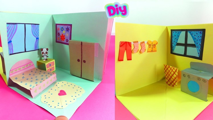 Como hacer una casa de papel! How To Make a Paper House