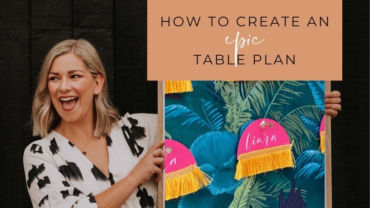 Creating A DIY Wedding Table Plan | DIY Series