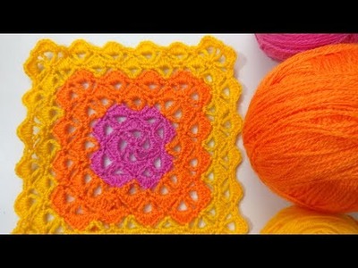 Crochet Beautiful,Easy And Fast Growing Pattern For Blankets, Table Mats, Cushion Cover And More