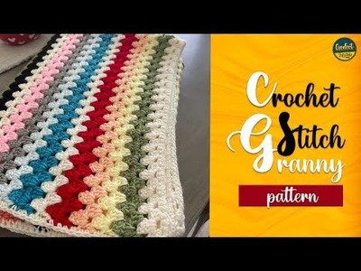 CROCHET : granny stripe stitch tutorial  | stripe stitch patterns