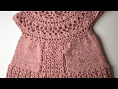 Crochet.Knit Frock New Design For Beginners Urdu.Hindi Complete | Crochet With Zareena
