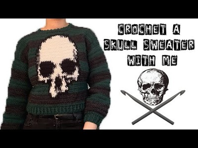 Crochet Skull Sweater - Simple Tutorial by smthcrochet