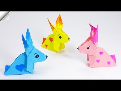 Cute Paper RABBIT | Paper Crafts easy | How to make paper rabbit