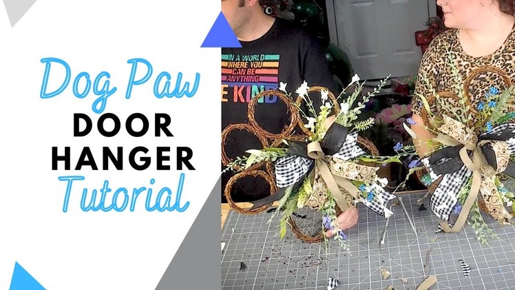 DIY Dog Paw Door Hanger | Deco Exchange Tutorial