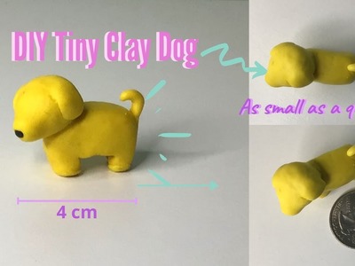 DIY Tiny Clay Dog