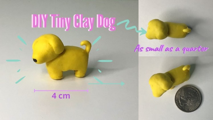 DIY Tiny Clay Dog