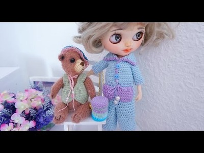 Doll sweet jumpsuit crochet tutorial