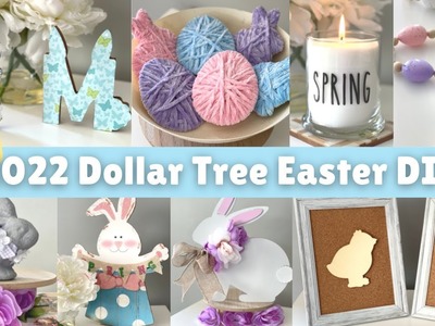 DOLLAR TREE DIY Easter and Spring Decor | Pastel Dollar Tree DIY - Rae Dunn Inspired FREE Printables
