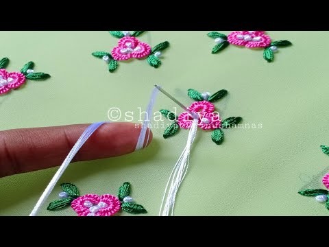Easy all over embroidery design for dress|all over embroidery