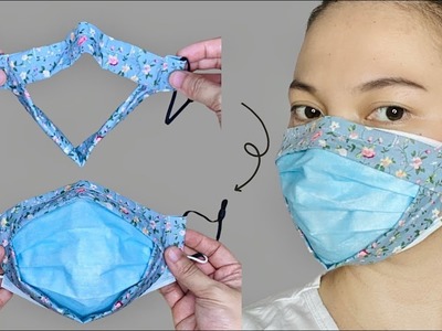 EASY DIY!! No Fog on Glasses and No Gap Face Mask Fabric Bracket