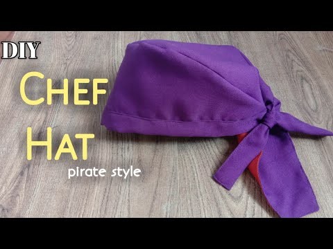 Easy Diy Pirate CHEF HAT