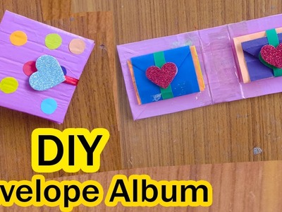 Envelope Album Tutorial  | Handmade Gift | DIY Envelope mini Album | diy album | handmade Album