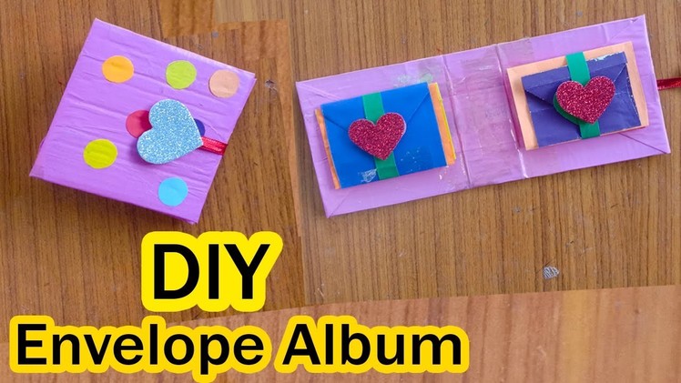 Envelope Album Tutorial  | Handmade Gift | DIY Envelope mini Album | diy album | handmade Album