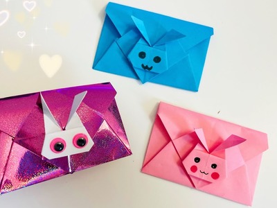 Enveloppe lapin en papier ???? Rabbit Envelopes ????✉️ DIY Tuto