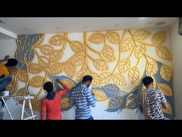 How do you make a mural design department Art & Art wall Putty GaffarTech