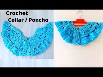 How to crochet poncho pattern | easy crochet poncho youtube #Crochet #CrochetPoncho