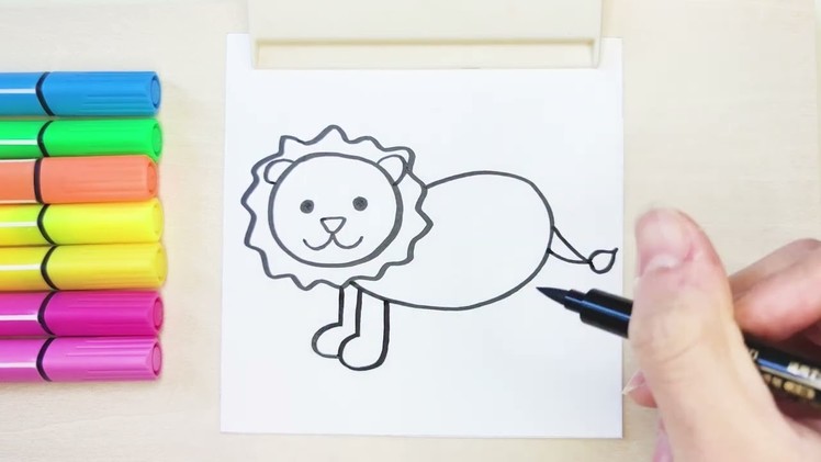 ????How to draw a lion step by step ????|Cómo dibujar un león paso a paso