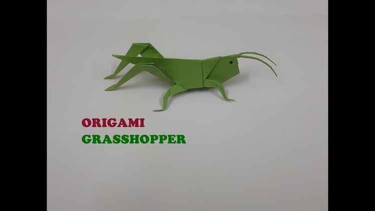 How to fold Grasshopper easy | Origami Grasshopper