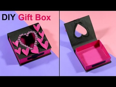 How to Make Gift Box | DIY Easy Paper Gift Box | Paper Craft Idea